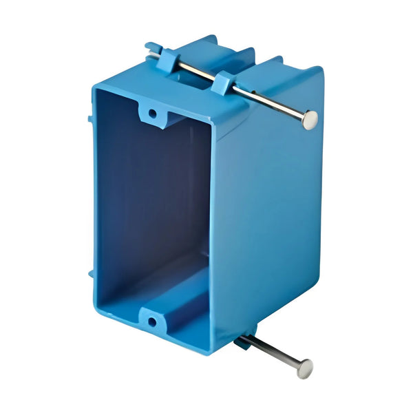 YQMIGU 1-Gang New Work Nail Outlet Box – 18 Cubic Inch, ETL Listed, 2-Pack