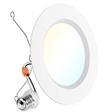 Recessed LED Retrofit Lighting, 5/6 Inch, Baffle, Selectable CCT, 1700 Lumens