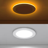 Recessed LED Lighting, 6 Inch, Slim, Wafer Thin, Night Light, Selectable CCT, 1500 Lumens