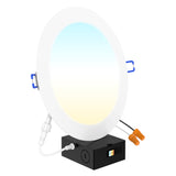 LED Slim Downlight, 14W, 8 Inch, Selectable CCT, 1350 Lumens