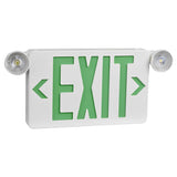 2 Head LED Exit Sign (Green)