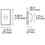 Lutron NFTV Nova T LED 0-10V Dimmer Switch - Single Pole