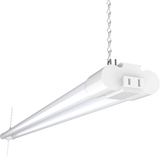 LED Shop Light, 4ft, Utility, Frosted, Plug & Play, 4100 Lumens
