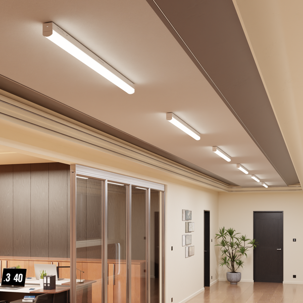 4ft LED Strip Light Fixture, 34W/38W/45W, Selectable Wattage 4ft LED Strip Light Fixture, 34W/38W/45W, Selectable Wattage