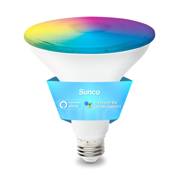PAR38 LED Smart Bulb WiFi 1050 Lumens Sunco Lighting