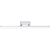 Sunco’s Alta Modern Bar LED Vanity Light, Tunable White is seen here head on with the long light bar and metal base. Dual, telescoping arms extend this modern bar light out from the canopy while the bar light can easily tilt up/down 90-degrees. Easily install this light fixture with the simple installation manual. This how to guide also shows how to adjust color temperature with a light switch.