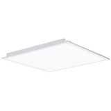 This Sunco Lighting 2x2 LED Ceiling Panel fits standard ceiling grids. With a dust tight frame and integrated LEDs maintenance time is reduced (no tubes to replace during the 50,000 hour lifetime of the fixture – great way to lower maintenance costs). This fixture is dimmable to adjust the brightness level. It comes with protective brackets to suspend mount in a recessed ceiling on a standard grid. This 40W LED is a 100W equivalent to replace HID fixtures.