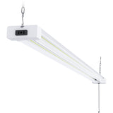 LED Shop Light, 4ft, Utility, Clear, Plug & Play, 4500 Lumens