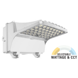 LED Full Cutoff Wall Pack, 50W/45W/30W/20W, Selectable Wattage & CCT, 6300 Lumens
