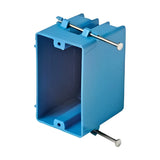 1-Gang 18 Cubic Inch PVC New Work Standard Switch/Outlet Wall Electrical Box