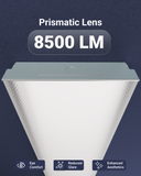 The fixture's ultra-slim, lightweight design seamlessly blends into any ceiling for your indoor space.