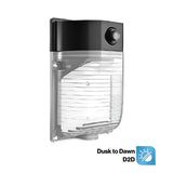 LED Mini Wall Pack, 12W, Dusk to Dawn, 1600 Lumens