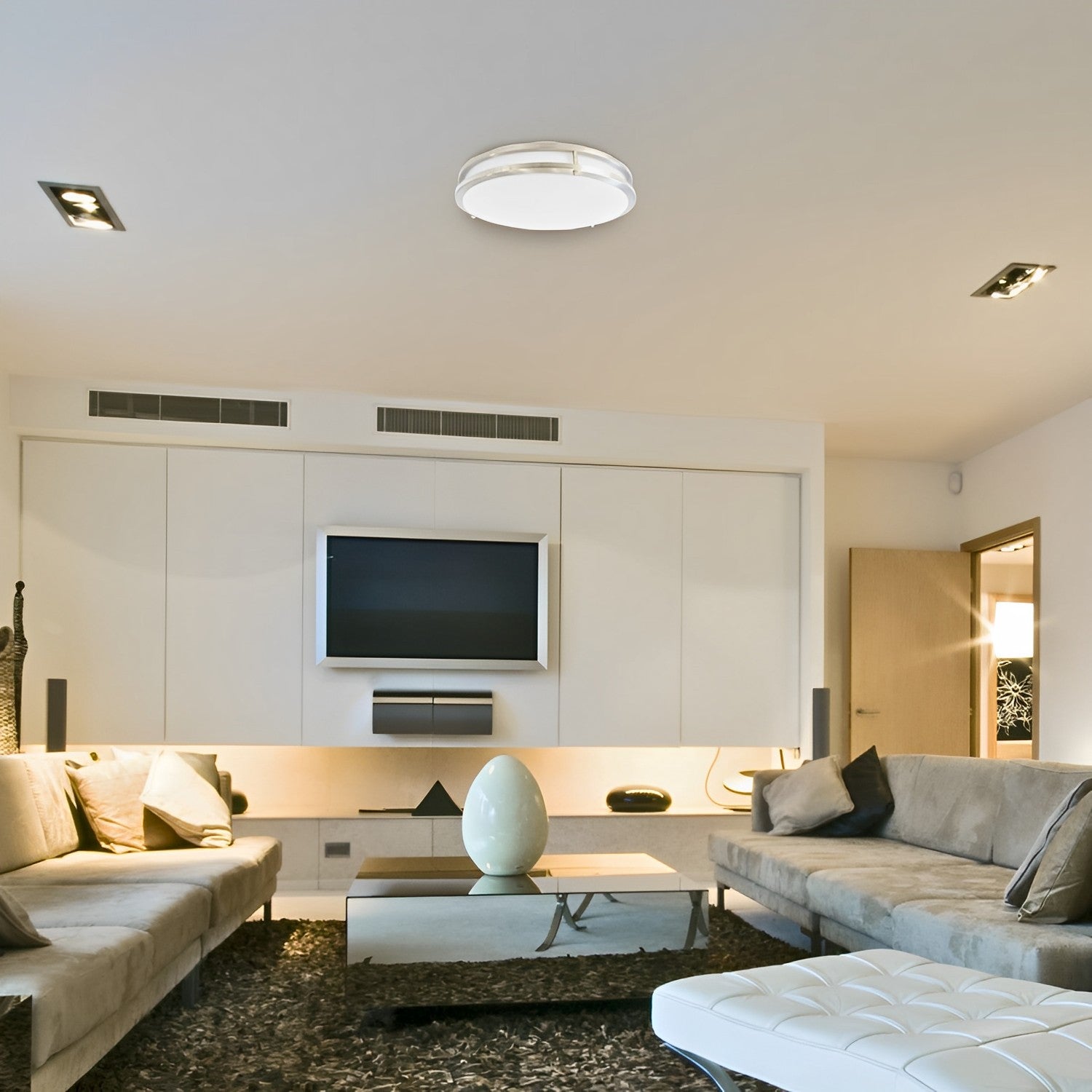 14 Inch Round LED Ceiling Light 20W Claire Selectable CCT 1600 Lumens