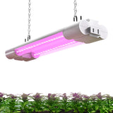 Full spectrum grow lights allow for a healthy harvest and photorespiration. Promotes plant growth during all stages. It can also improve flowering/blooming, cloning, vegging and seeding stages.