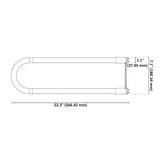 T8 U-Shaped LED Tube, 2ft, Frosted, Plug & Play, Hybrid Type A+B, 13W, Single/Double Ended, 2000 Lumens
