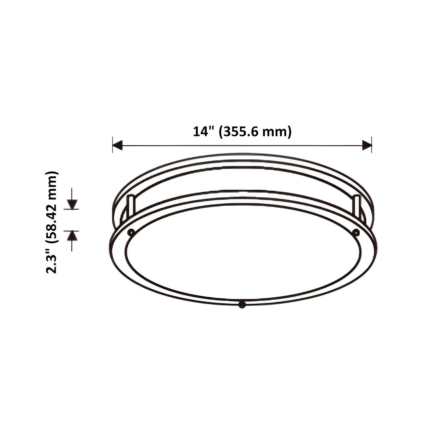 Led round lamp sale