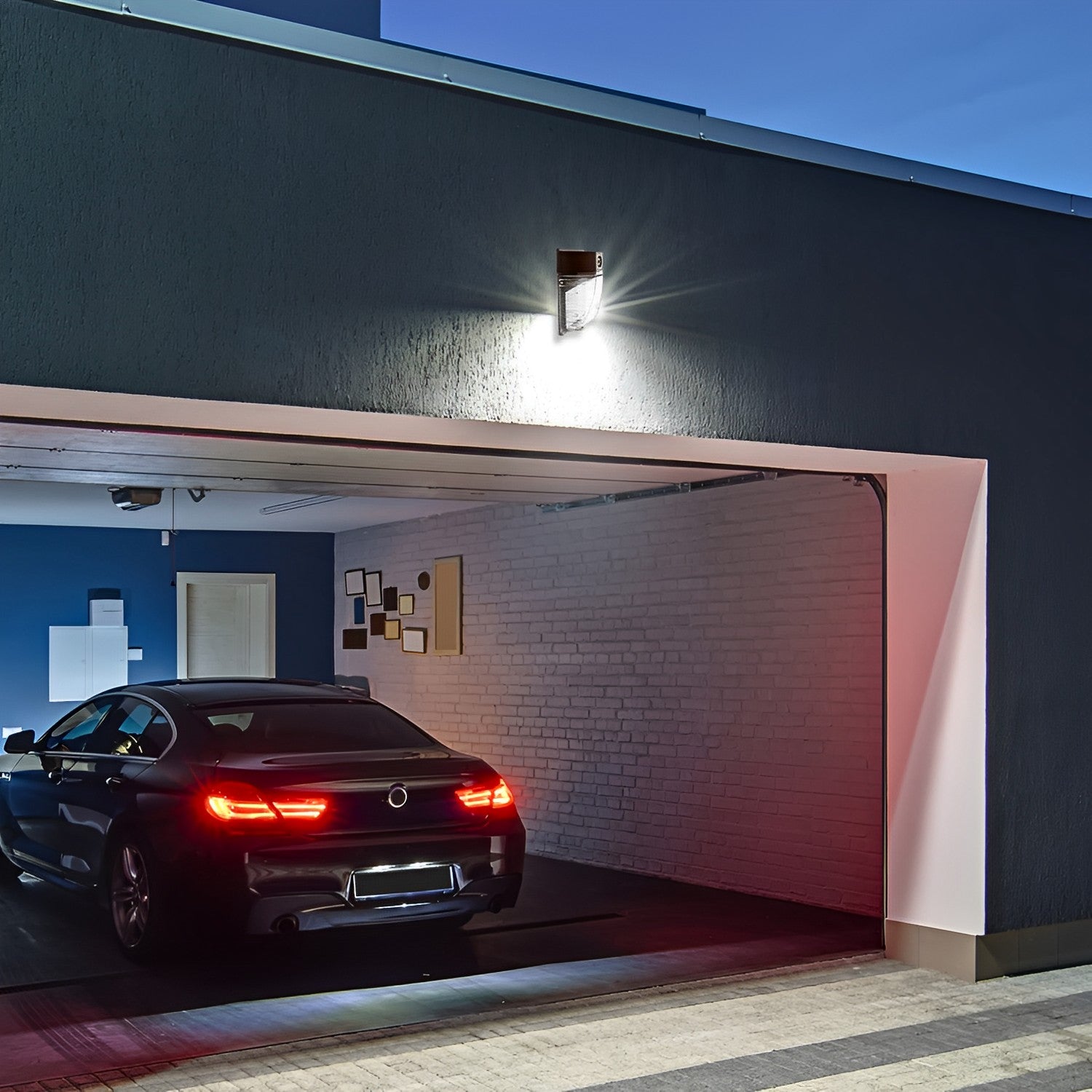LED Mini Wall Pack, 26W, Dusk to Dawn, Dimmable, 3500 Lumens