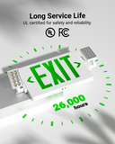 We uphold the highest standards by testing each product for optimal performance and safety. This emergency exit light is UL/ETL certified.