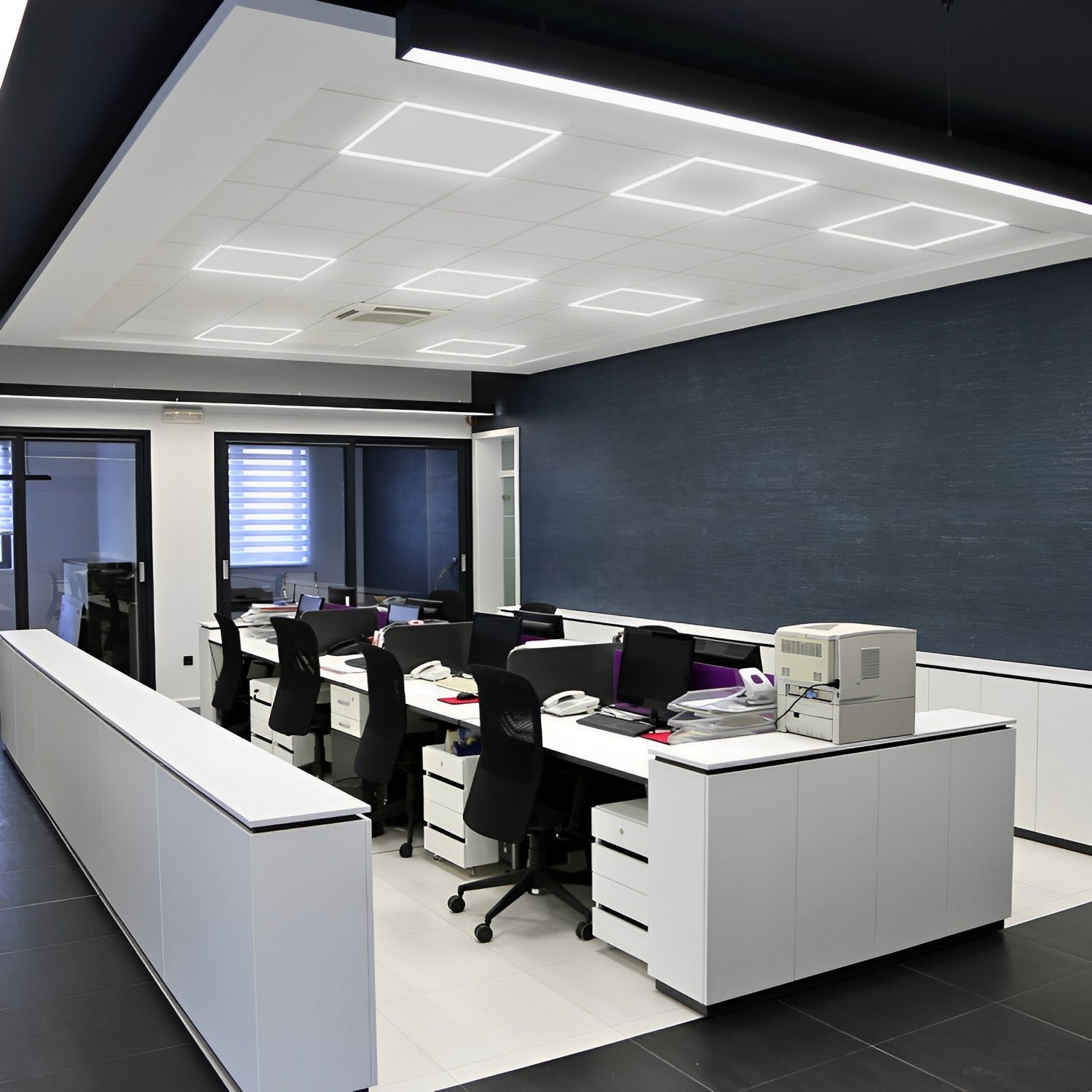 LED Grid Frame Ceiling Light, 40W/30W/20W, 2x2, Selectable Wattage & C ...