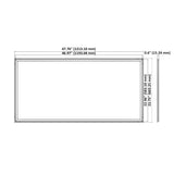 LED Grid Frame Ceiling Light, 60W/50W/40W, 2x4, Selectable Wattage & CCT, 7500 Lumens