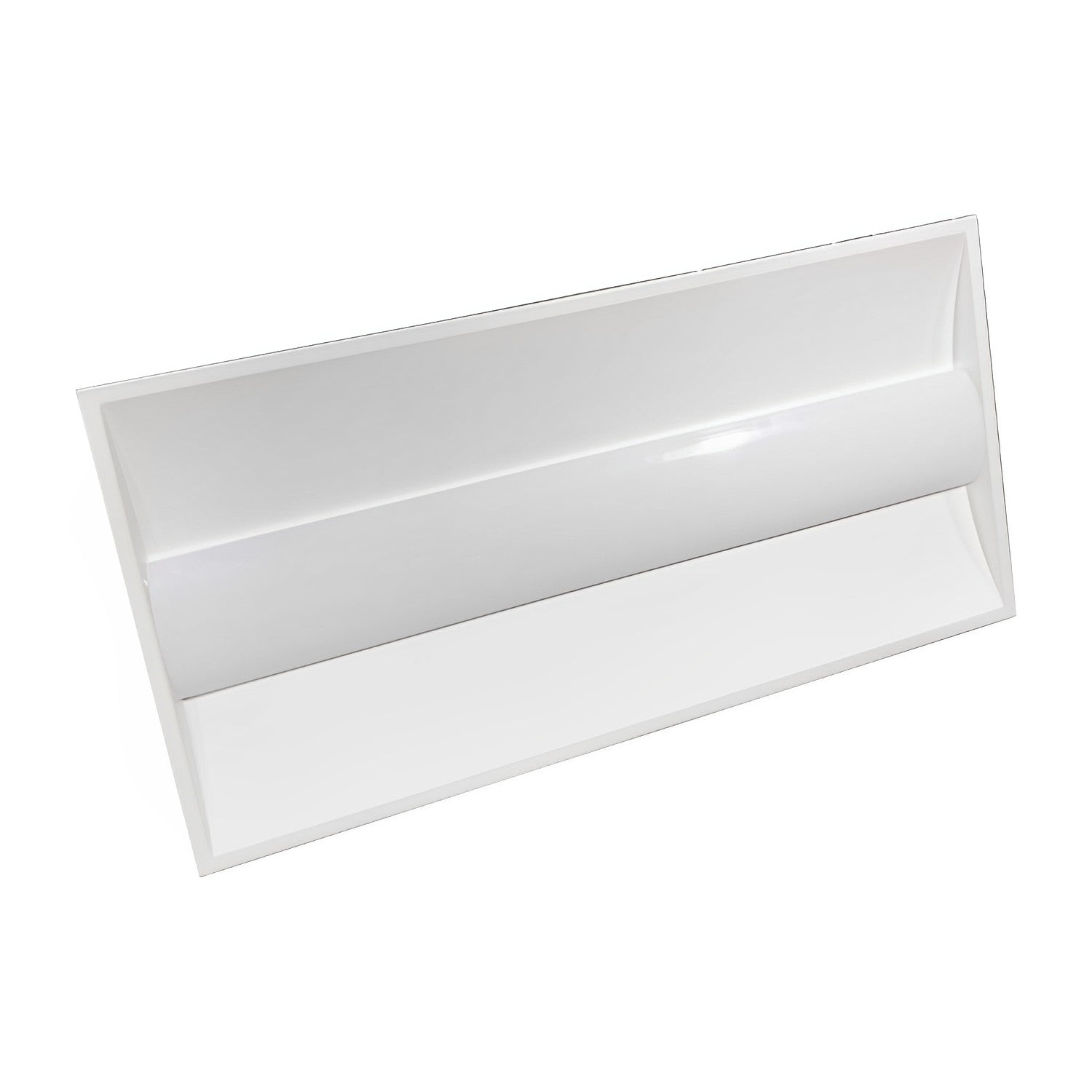 2x4 Center Basket LED Troffer Panel Light, 30/40/50/60/72W, 5 Color Selectable 3000K | 3500K | 4000K | 5000K | 6500K, Dimmable Drop Ceiling Lights, Damp Rated, 100-277V, ETL & DLC Premium