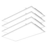 LED Ceiling Panel Light, 72W/60W/50W/40W/30W, 2x4, Selectable Wattage & CCT, 9000 Lumens