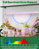 SuncoGrow LED Grow Light, 4ft, 40W Full Spectrum, Linkable