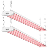 SuncoGrow LED Grow Light, 4ft, 40W Full Spectrum, Linkable