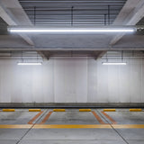 T8 LED Tube, 8ft, FA8 Base, Clear, Bypass, Type B, 40W, Double Ended, 5000 Lumens