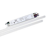 4 Foot LED Magnetic Strip Retrofit Kit - 40W Magnetic Mount 4ft LED Tube - 4600LM - 4000K & 5000K CCT - T8 T10 T12 Fluorescent Replacement - Frosted Lens