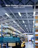 This LED light fixture is backed by UL standards.
