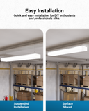 The fixture is LED ready with non-shunted sockets and is pre-wired for a quick and easy installation.
