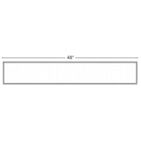 Dimensions of 4 ft light fixture or lighting fixture