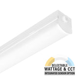 4ft LED Strip Light Fixture, 30W/25W/18W, Selectable Wattage & CCT, 3900 Lumens