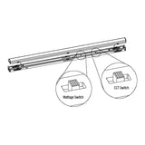 Wattage and CCT Switch of 4ft commercial led strip lights or dimmable led strip light