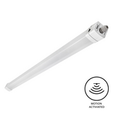 4ft LED Tri-Proof Vapor Tight, Motion Activated, 30W/40W/50W, Selectable Wattage & CCT, 5700 Lumens