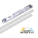 4ft LED Magnetic Strip Retrofit Kit, 35W/28W/20W, Selectable Wattage & CCT, 5200 Lumens