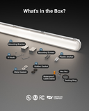 Get instant bright light in various color temperature options for optimal concentration and productivity. Try out three different wattage options (30W, 40W, 50W),  and our 7000 lumens feature ensures that maximum brightness fits your space.
