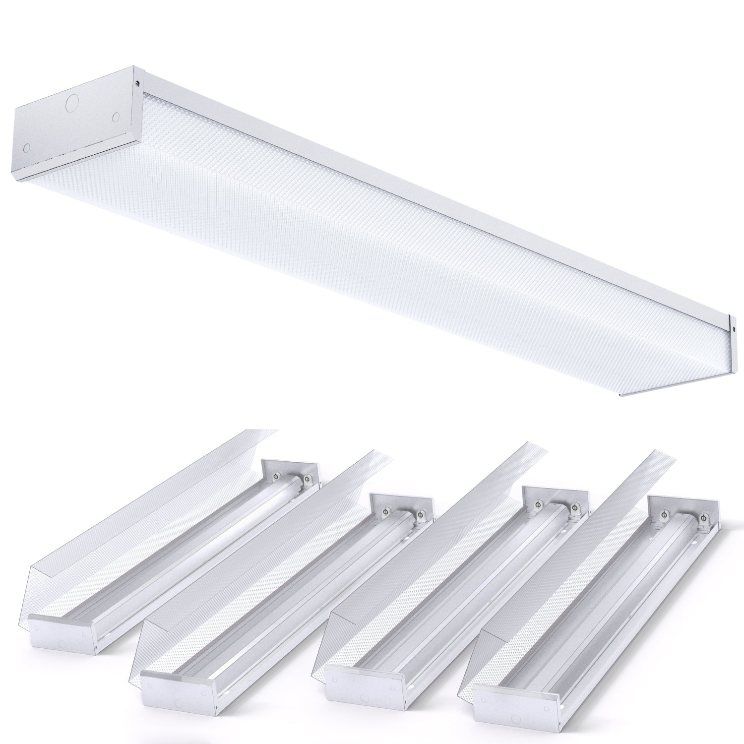 4ft T8 LED Ready Wraparound Light, Double Lamp | LED LIGHTING | SUNCO ...