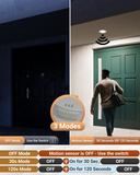 There are 3 modes that determine when the motion sensor will activate.