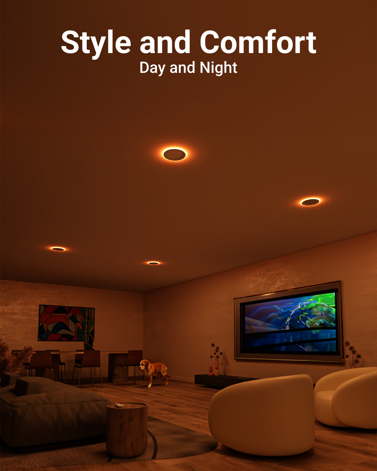 6 Inch Slim Baffle Trim with Nightlight | LED LIGHTING | SUNCO – Sunco ...