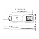 LED Solar Area Light, Motion Activated, 70W, 7200 Lumens