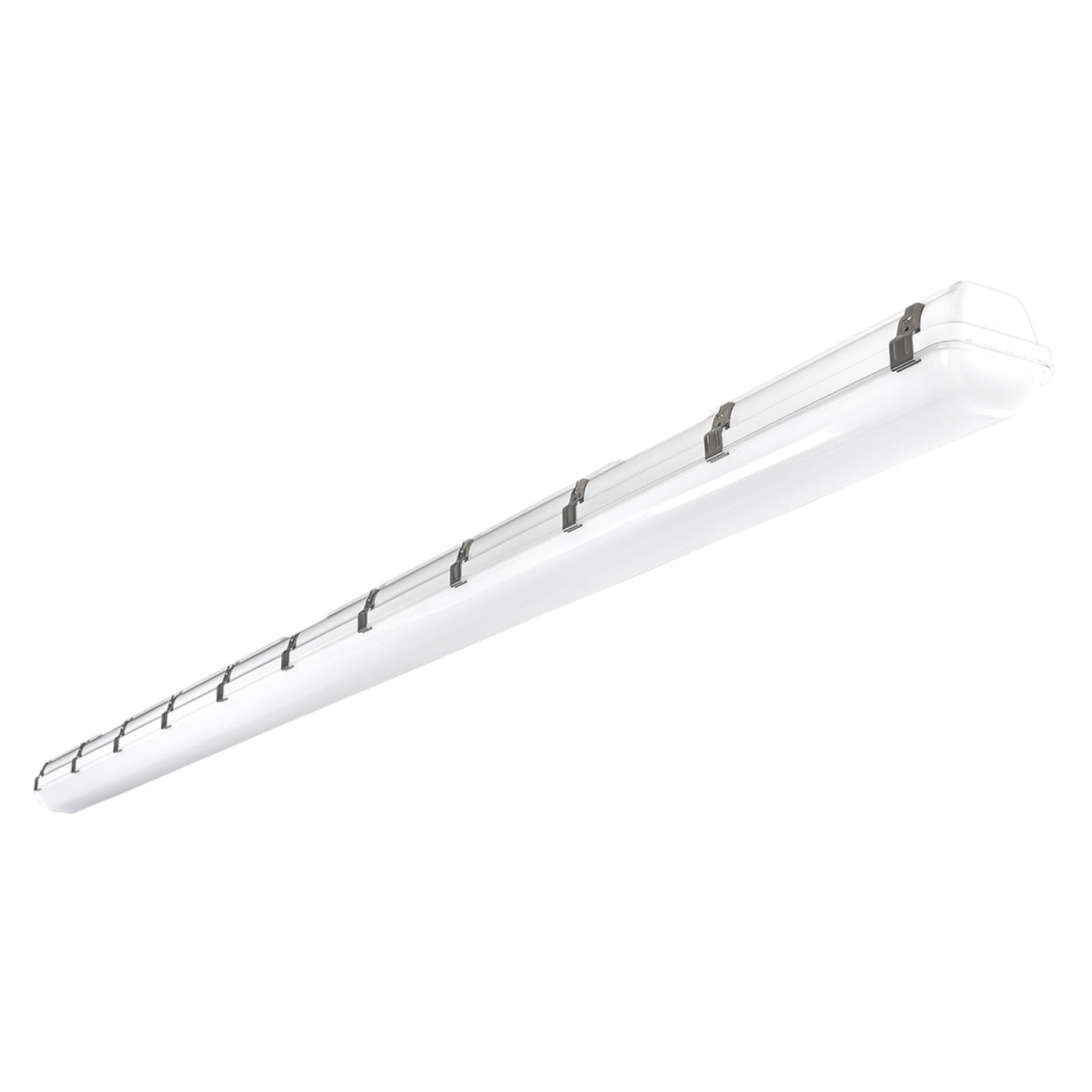 8ft LED Vapor Tight Fixture, 60W/75W/90W, Selectable Wattage and CCT, 12800 Lumens
