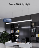 The strip light provides widespread distribution of light in offices, lobbies, warehouses, and more.