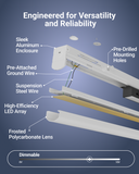 The strip light is crafted and engineered for long-lasting, high performance.