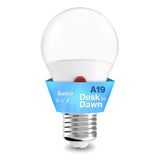 A19 LED Bulb, Dusk to Dawn, 800 Lumens