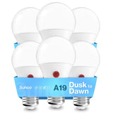 A19 LED Bulb, Dusk to Dawn, 800 Lumens