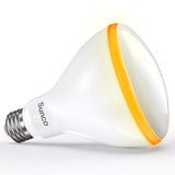 Fits 5" or 6” recessed cans. Our BR30 bulbs give off sunlight-like quality for true color rendering.