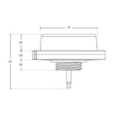 Bi-Level Microwave Motion & Daylight Sensor with Adjustable Swivel Quick Connect Socket