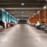 4ft T8 LED Ready Strip Light Fixture, Single-Lamp, Black, Non-Shunted, Single/Double Ended